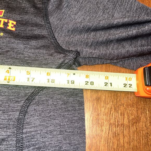 Iowa State Cyclones Jacket Mens Small Gray Performance 1/4 Quarter Zip NCAA - Picture 5 of 5